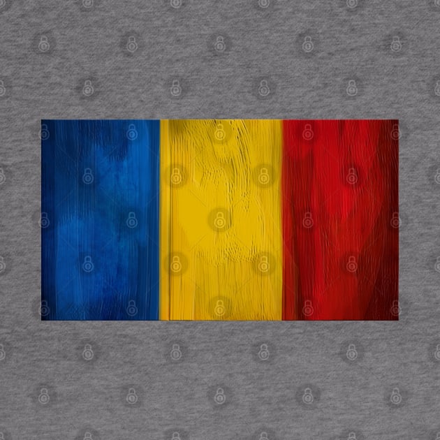 Romania Flag by Dojaja